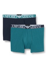 Emporio Armani Men's Endurance 2-Pack Midwaist Boxer