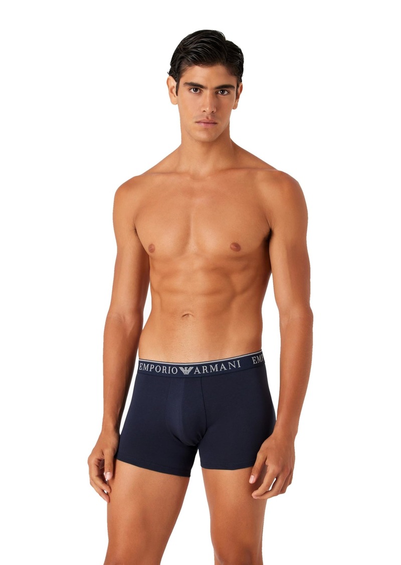 Emporio Armani Men's Endurance 2 Pack Trunk