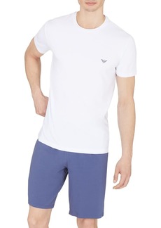 Emporio Armani Men's Endurance Pajama Set White/Denim Extra Large