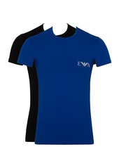 Emporio Armani Men's Monogram 2-Pack T-Shirt Slim Fit