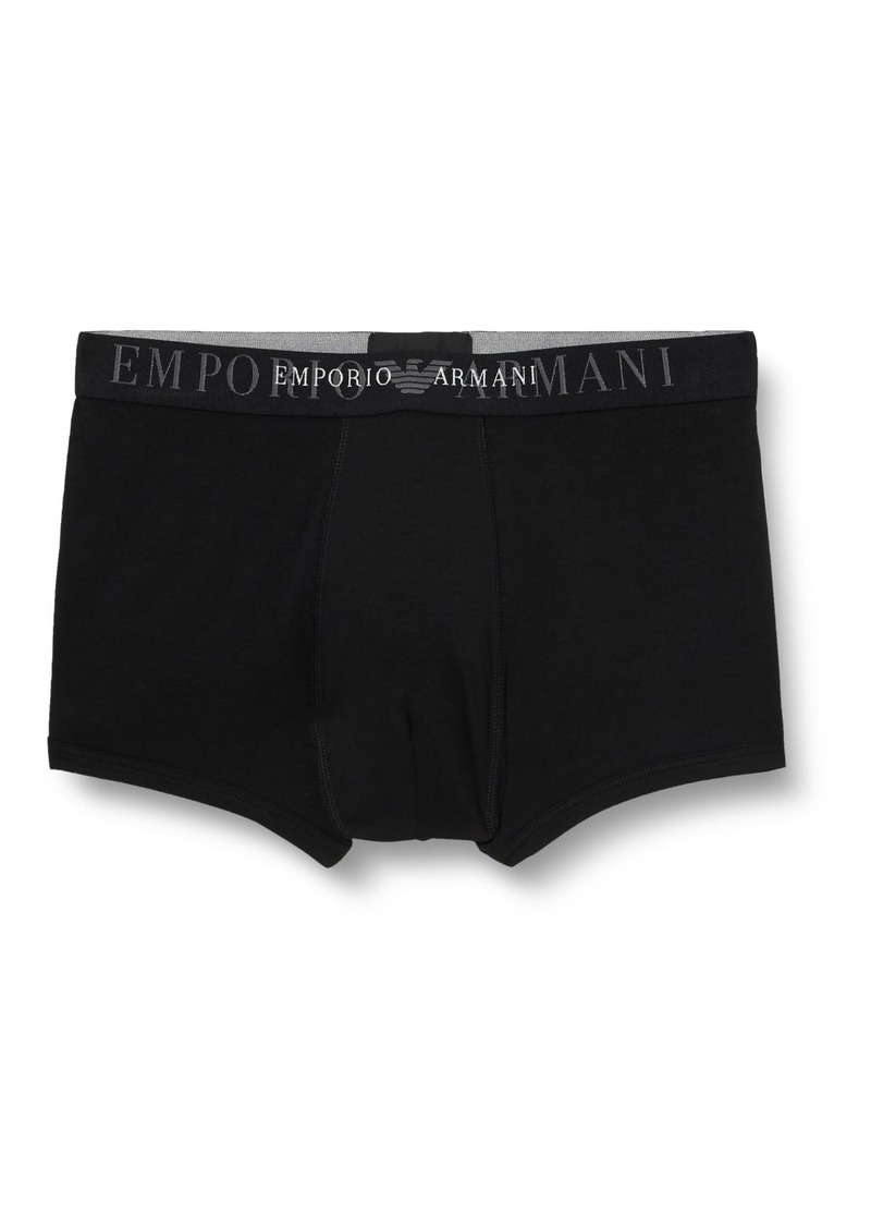 Emporio Armani Men's Rubber Pixel Logo Trunk