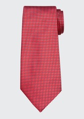 Emporio Armani Men's Small Dot-Print Silk Tie