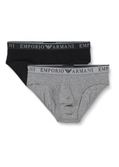 Emporio Armani Men's Stretch Cotton Endurance 2pack Brief