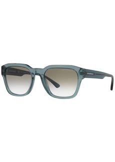 Emporio Armani Men's Sunglasses, EA4175 - Shiny Transparent Blue