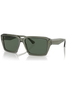 Emporio Armani Men's Sunglasses, EA4186 - Shiny Transparent Green