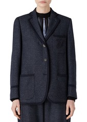 Emporio Armani Micro Chevron Blazer