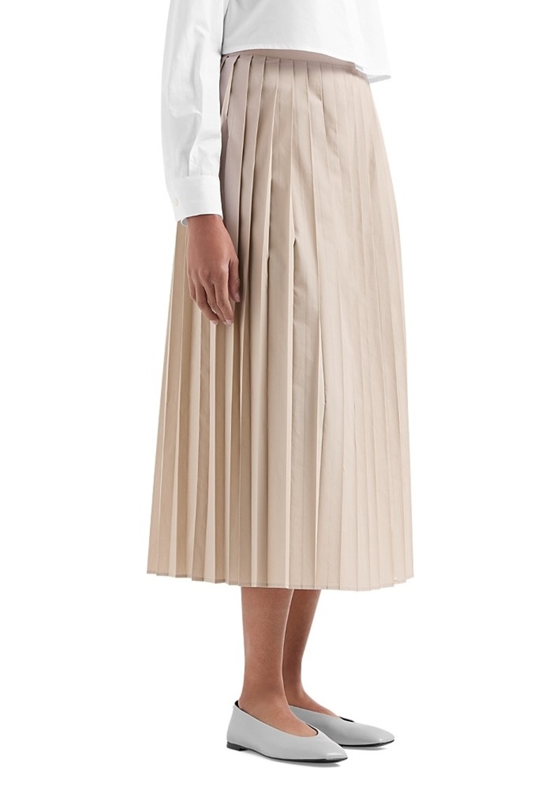 Emporio Armani Pleated Midi Skirt