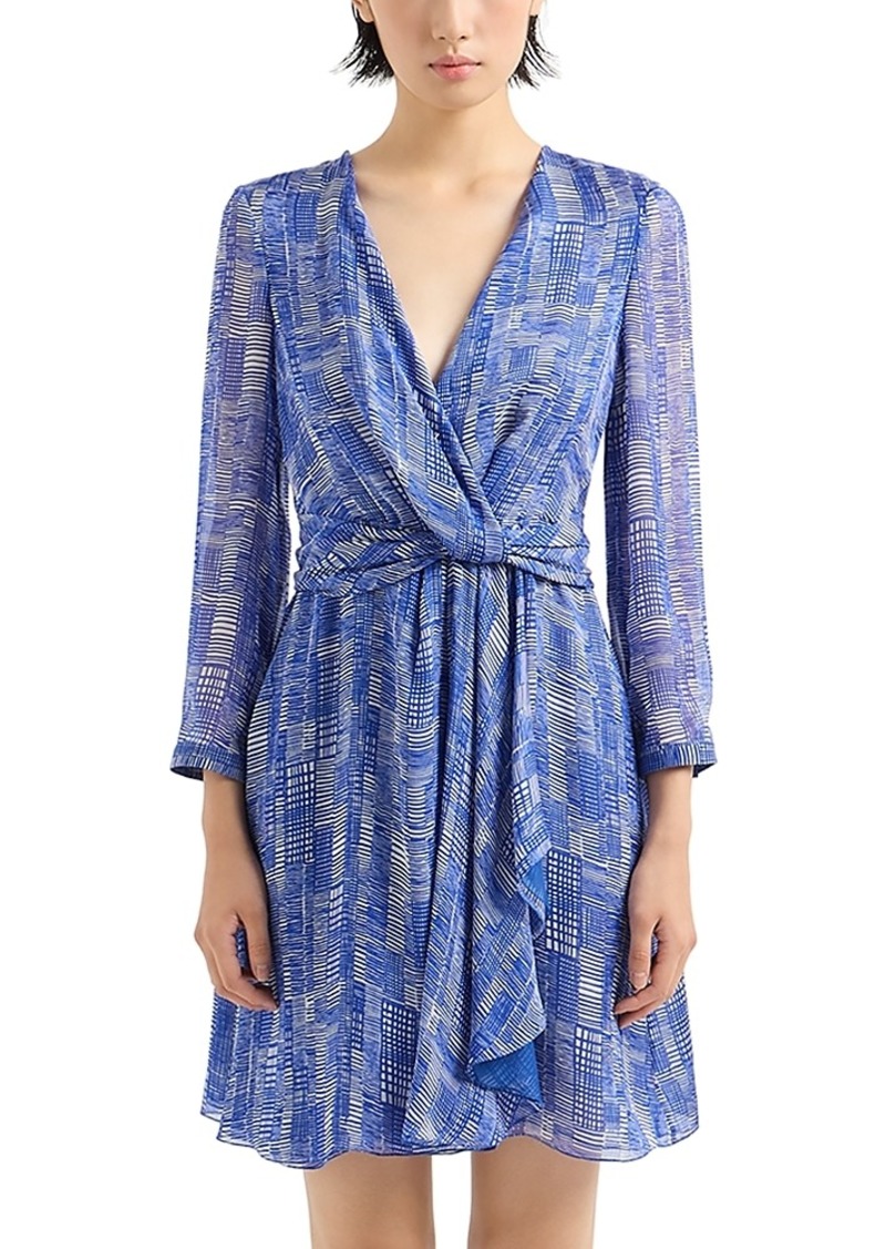 Emporio Armani Printed Silk Dress