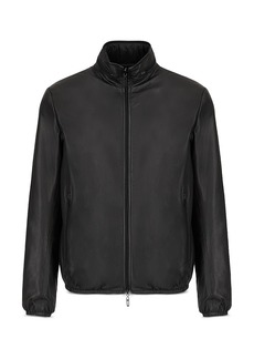 Emporio Armani Reversible Leather to Nylon Jacket