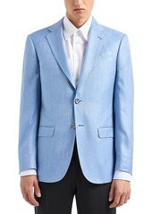 Emporio Armani Single Breasted Regular Fit Notch Lapel Jacket