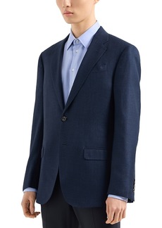 Emporio Armani Single Breasted Regular Fit Notch Lapel Jacket