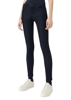 Emporio Armani Skinny Jeans in Solid Dark