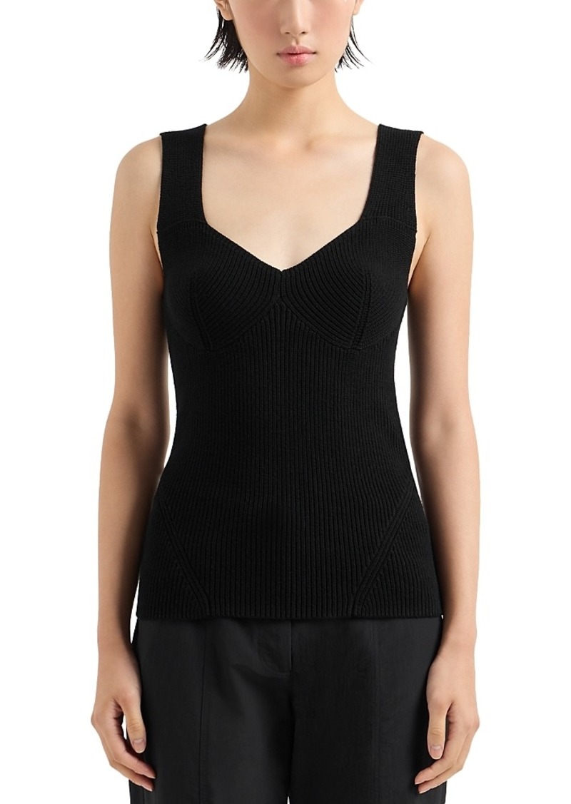 Emporio Armani Sleeveless Knit Top