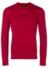 Armani slim fit logo sweater