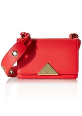 Emporio Armani Smooth Cross Body Bag in Red Combo