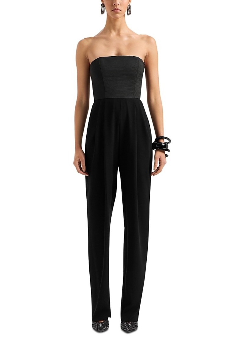 Emporio Armani Strapless Jumpsuit