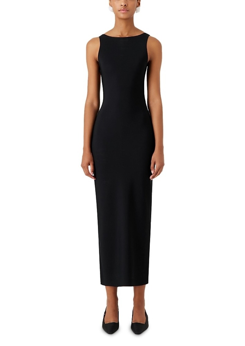 Emporio Armani Strappy Sleeveless Sheath Dress