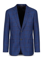 Emporio Armani Windowpane Suit Jacket