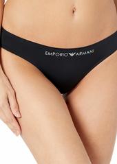 Emporio Armani womens Bonding Microfiber Thong Panties   US