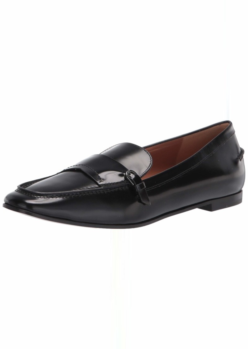Emporio Armani Women's Buckled Leather Loafer
