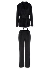 Emporio Armani Women's Chenille Jacket + Loose Fit Pants