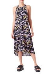 Emporio Armani Women's Standard Long Dress Logo Print Cover-Up