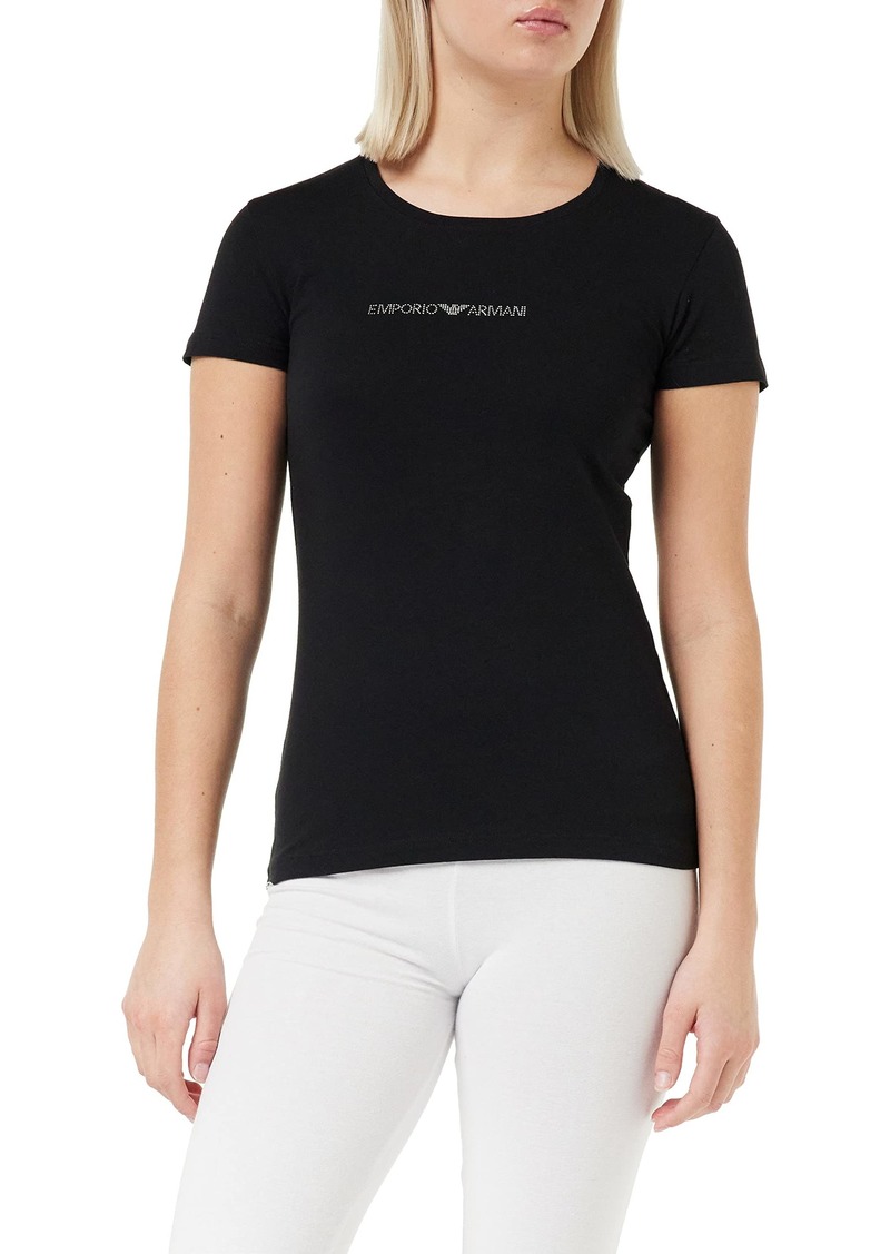 Emporio Armani womens Emporio Armani Women's T-shirt With Logo T Shirt   US