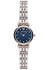 Emporio Armani Women's Two-Tone Stainless Steel Bracelet Watch 22mm
