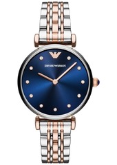 Emporio Armani Women's Two-Tone Stainless Steel Bracelet Watch 32mm