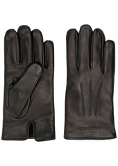 Armani engraved logo gloves