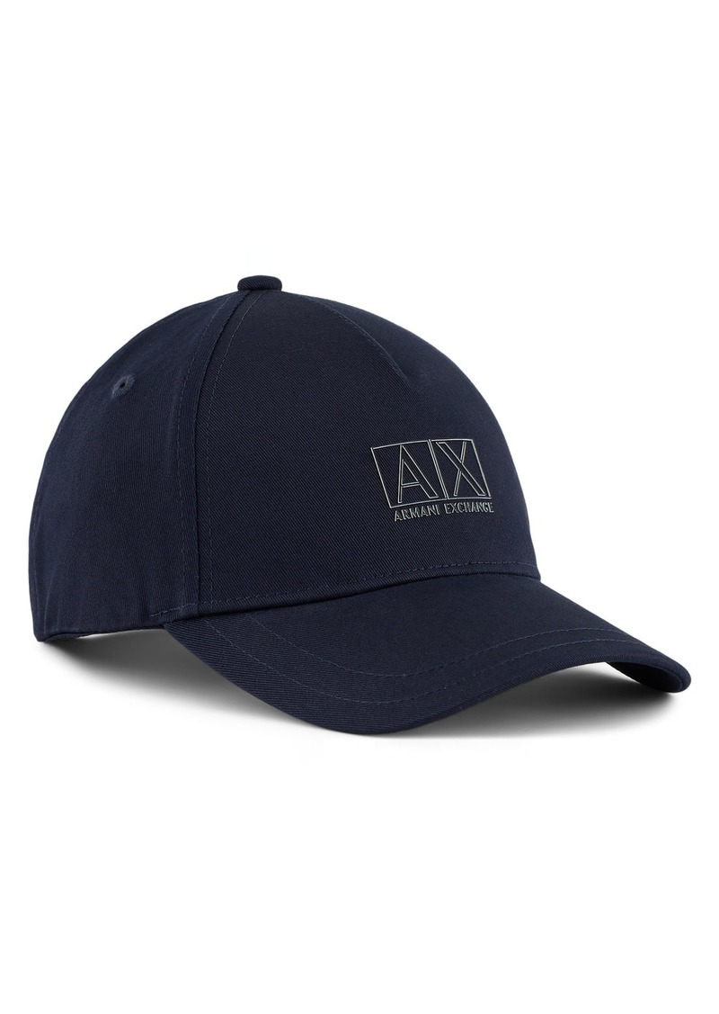 A | X ARMANI EXCHANGE Men's Box Logo Hat