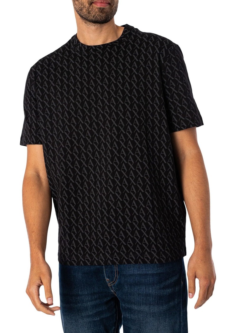 A | X ARMANI EXCHANGE Men's Regular Fit AX Graphic Tee