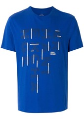 Armani Exchange logo-print logo T-shirt