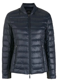 Armani Exchange padded zipped-up jacket