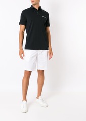 Armani Exchange logo-print polo shirt