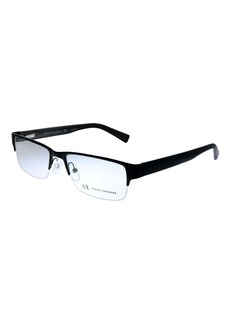 Armani Exchange AX 1015 6070 52mm Unisex Rectangle Eyeglasses 52mm