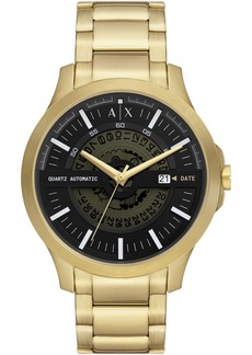 Armani Exchange Men's Classic Black Dial Watch