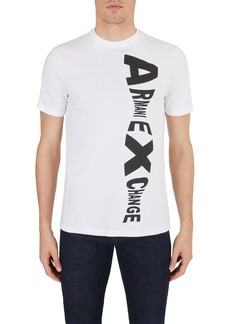 Armani Exchange Men's Exploded Side Logo Tee