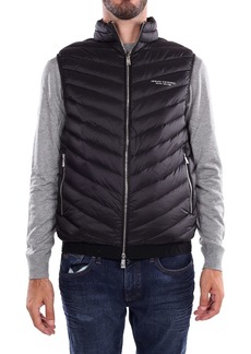 A|X ARMANI EXCHANGE mens Real Down Quilted Packable Vest   US