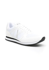 Armani Exchange logo-patch low-top sneakers