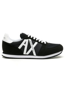 Armani Exchange logo patch low-top sneakers