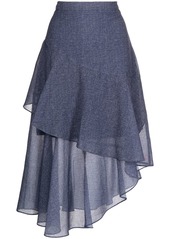 Armani Exchange asymmetric high-waisted skirt