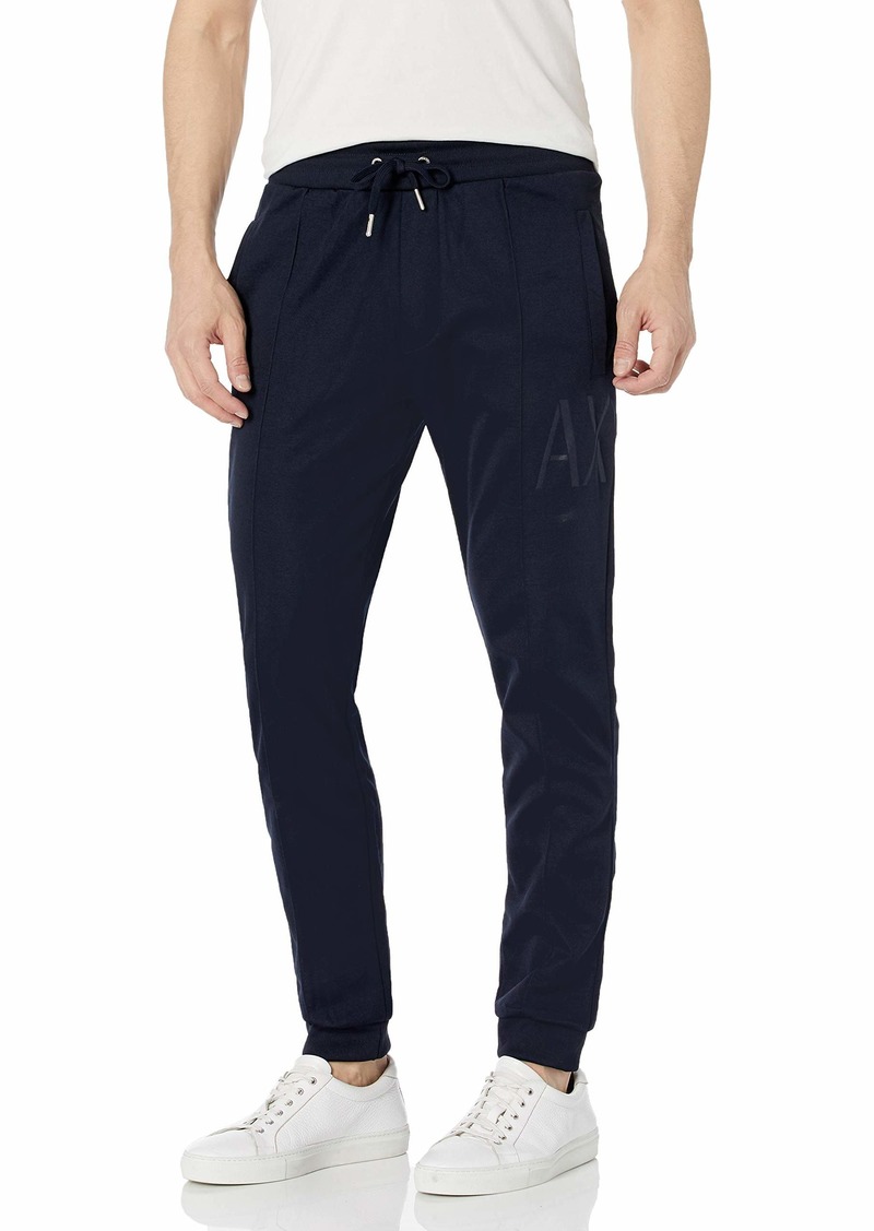 A | X ARMANI EXCHANGE Men's Front Seam Logo Pant