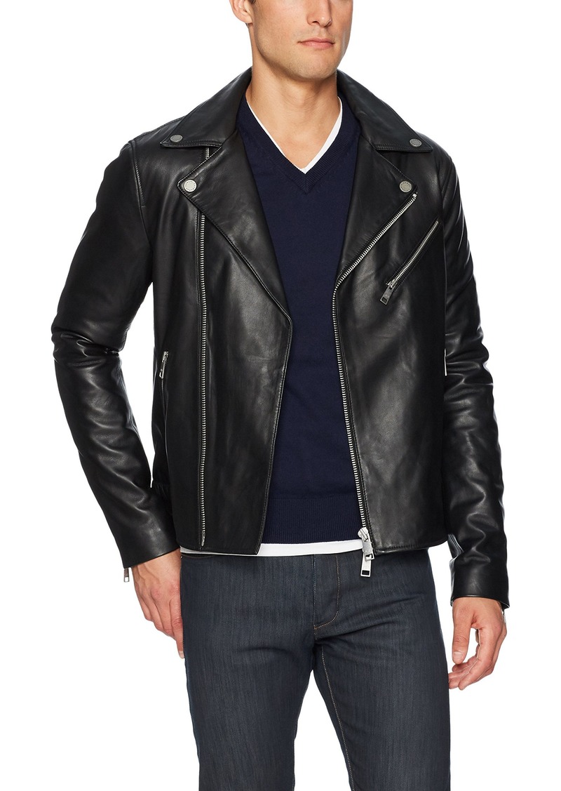 armani exchange moto jacket