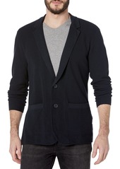 A | X ARMANI EXCHANGE Men's Petite Button UP Knit Blazer with Front Pockets and  A|X TAG