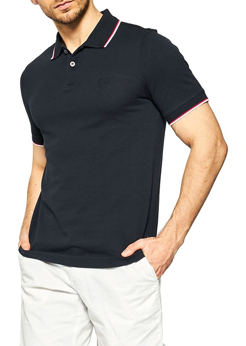 A|X Armani Exchange Men's Short Sleeve Jersey Knit Polo  XXL