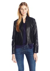 armani exchange women's leather jacket
