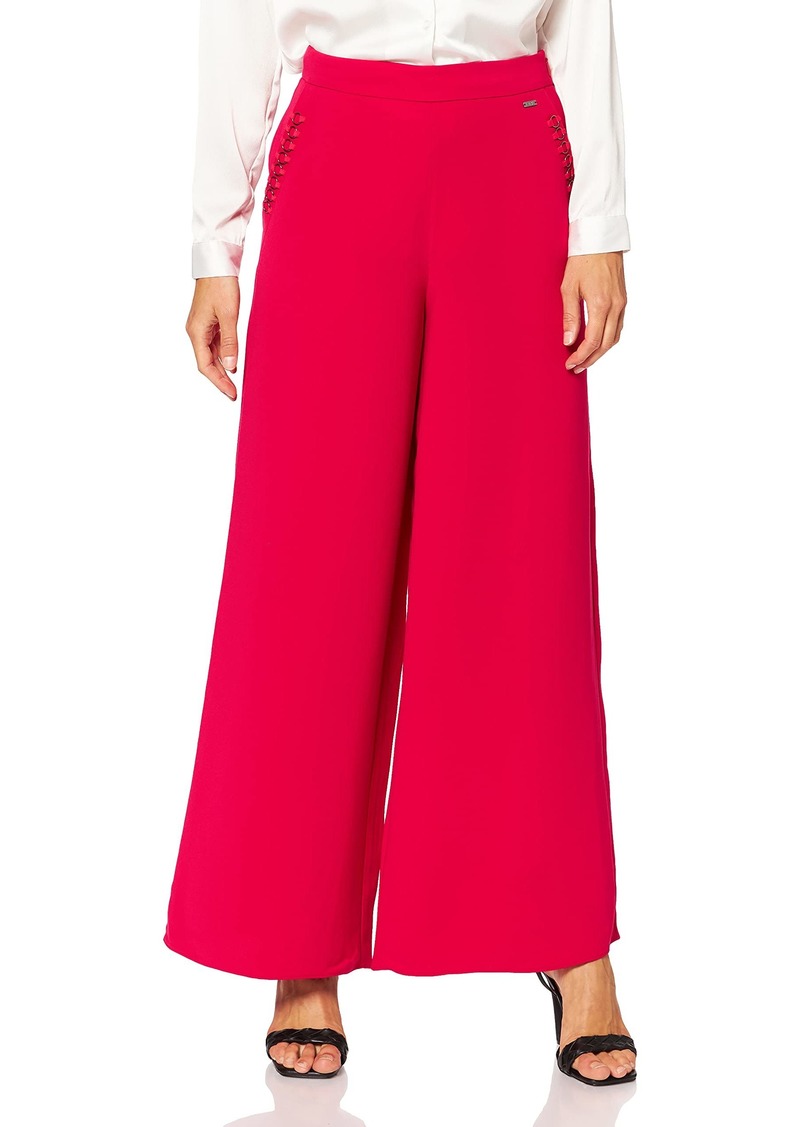 A|X Armani Exchange Women's High-Waist Recycled Wide Leg Pant