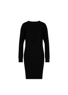 A | X ARMANI EXCHANGE Women's Merino Wool Mix Long Sleeve Knit Mini Dress