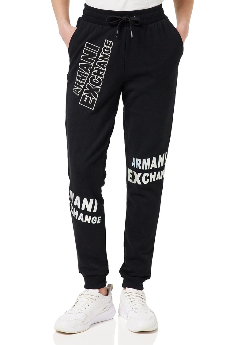 A｜X ARMANI EXCHANGE Women's Multi Logo Sweatpants